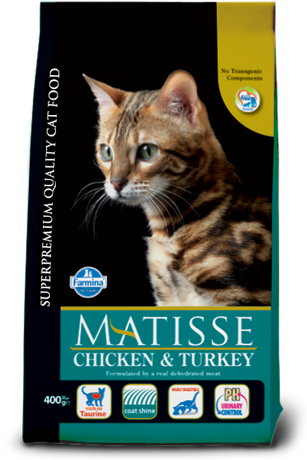 Farmina MATISSE CHICKEN & TURKEY для дорослих кішок, курка та індичка