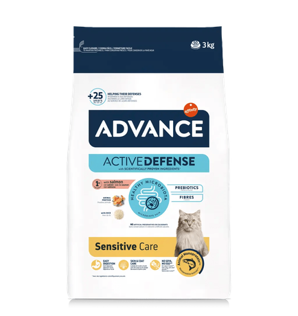 Advance Cat Salmon Sensitive для котів з чутливим травленням (лосось та рис)