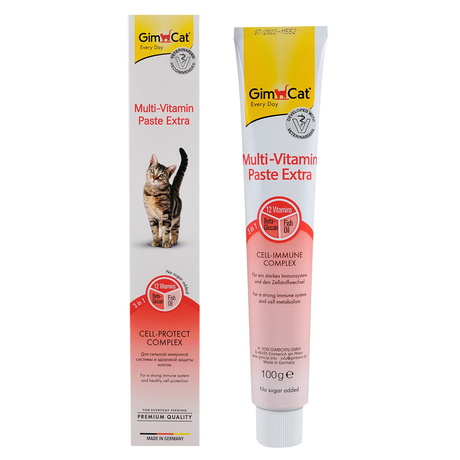 GimCat Multi-Vitamin Paste Extra мультивітамінна паста для котів