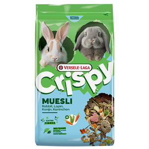 Versele-Laga Crispy Muesli Rabbits Cuni Верселе-Лага Кріспі Мюслі Кролик Корм Для Карликових Кроликів Фото Зоомагазину Dog.Com.Ua