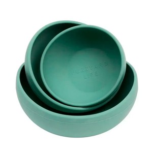 FuzzYard LIFE Силіконова миска для собак зелена