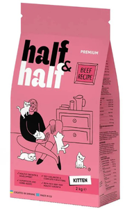 Half&Half корм сухой для котят с говядиной