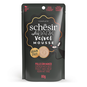 Schesir After Dark Chicken With Beef Мусс Для Котов С Говядиной Пауч, 80 Г Фото Зоомагазина Dog.Com.Ua