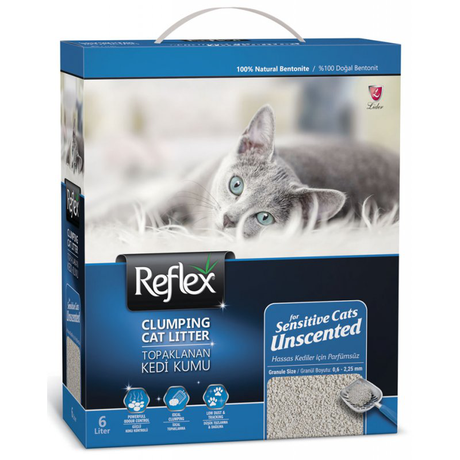 Reflex Unscented (Рефлекс) бентонітовий наповнювач без аромату для чутливих кішок