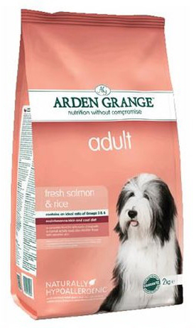 Сухой корм Arden Grange Adult Salmon and Rice (Арден Грендж Эдалт) для взрослых собак всех пород (лосось и рис)