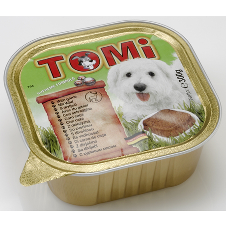TOMi ДИЧЬ консерви для собак, паштет
