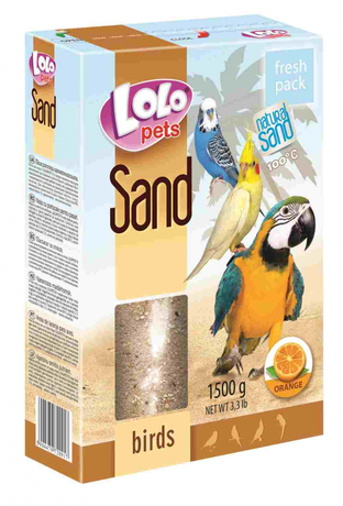 Lolo Pets Песок для птиц апельсиновый
