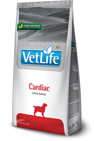Farmina Vet Life Cardiac Сухой корм для поддержания работы сердца при хронической сердечной недостаточности у собак