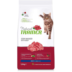 Trainer (Трейнер) Natural Super Premium Adult with Beef - Сухой корм с говядиной для взрослых котов