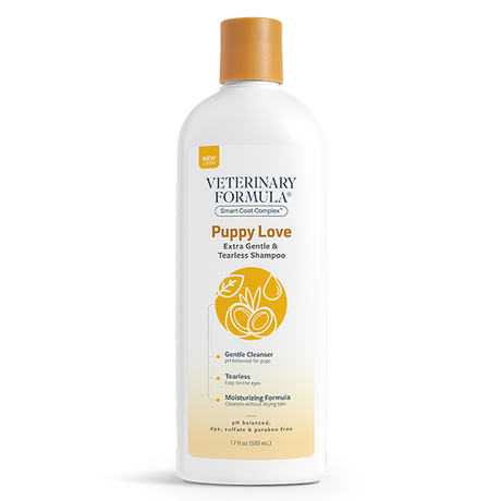 Veterinary Formula Puppy Love Shampoo Екстра Ніжний Шампунь Для Цуценят Від 6 Тижнів, Без Сульфатів Фото Від Dog.Com.Ua