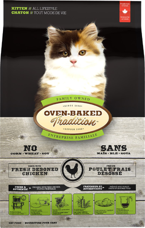 Oven-Baked Tradition сухий корм для кошенят із свіжого м'яса курки