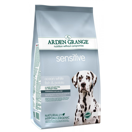 Сухой корм Arden Grange Adult Dog Sensitive для взрослых собак всех пород с чувствительным желудком (рыба)