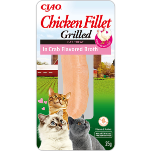 Inaba Grilled Ласощі Для Котів, Куряче Філе На Грилі В Бульйоні З Краба Фото Зоомагазину Dog.Com.Ua