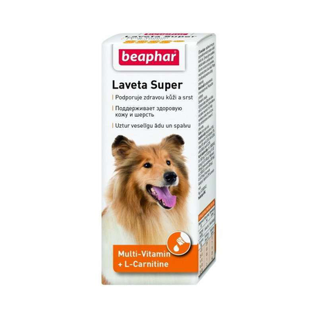 Beaphar Laveta Super (Беафар) мультивітамінна добавка для собак проти линьки