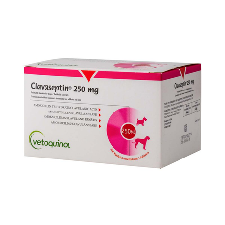 Vetoquinol Clavaseptin Клавасептин таблетки для собак та кішок