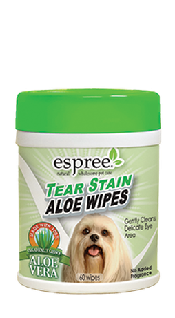 Espree Aloe Tear Stain Wipes Серветки для собак