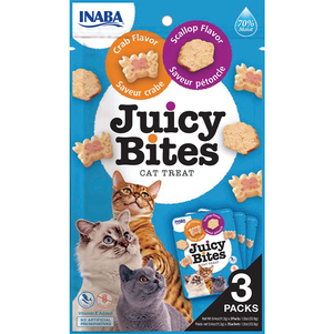 Inaba Juicy Bites Лакомство Для Кошек, Сочные Снеки Со Вкусом Гребешка И Краба 3*11,3 Г Фото Зоомагазина Dog.Com.Ua