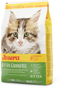 Josera Kitten grainfree беззерновой для беременных и кормящих кошек, подрастающих котят