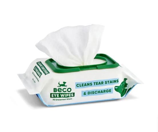 Beco Pets Dog Eye Wipes Бамбукові Серветки Для Очищення Слізних Доріжок У Собак Фото Від Dog.Com.Ua