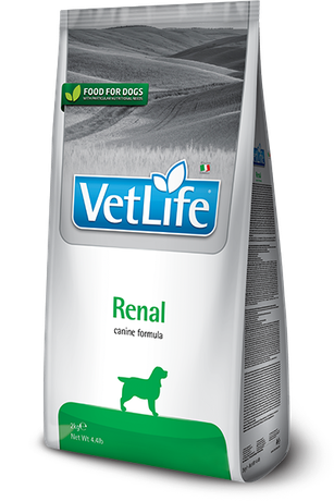 Сухий лікувальний корм для собак Farmina (Фарміна) Vet Life Renal для підтримки функції нирок