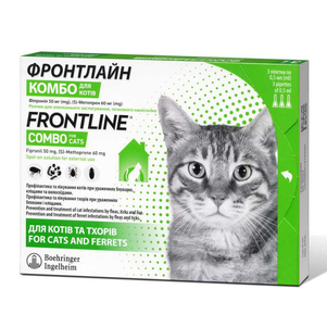 Frontline Combo Cat каплі від бліх та кліщів для котів