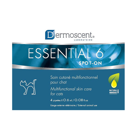 Dermoscent Essential 6 spot-on Краплі на холку для догляду за шкірою та вовною кішок