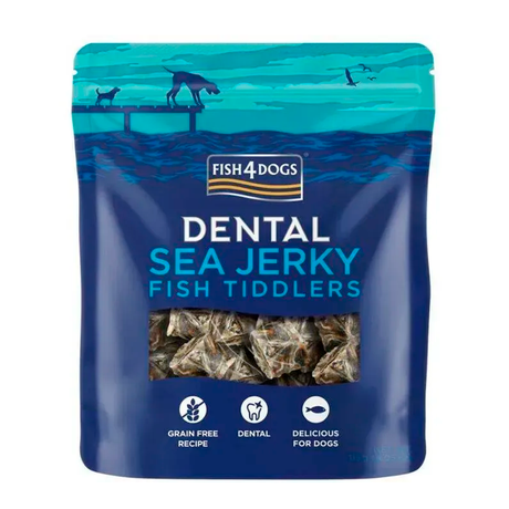 Fish4Dogs Sea Jerky Натуральные Лакомства Для Собак Рыбные Квадратики Из Кожи Белой Рыбы Фото От Dog.Com.Ua