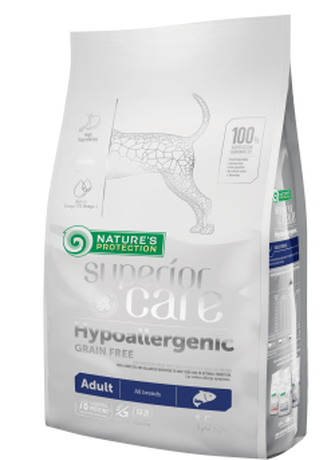 NP Superior Care Hypoallergenic Grain Free Adult All Breeds гиппоалергеный беззерновой корм для взрослых собак всех пород