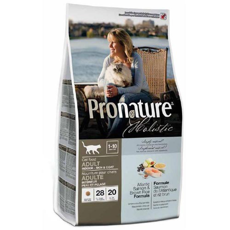 Pronature Holistic Cat Atlantic Salmon&Brown Rice для кошек всех пород и возрастов (атлантический лосось и рис)