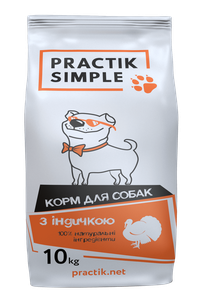 Сухий корм Practik Simple для дорослих собак всіх порід (індичка)