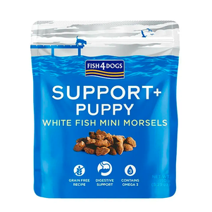 Fish4Dogs Support+ Печиво Для Цуценят З Білою Рибою Для Здорового Травлення Фото Зоомагазину Dog.Com.Ua