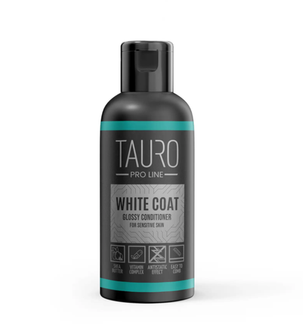 Tauro Pro White Coat glossy conditioner Кондиционер для разглаживания и увлажнения шерсти собак и кошек с белой шерстью