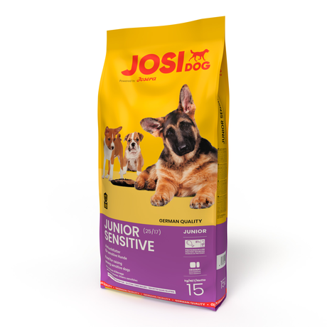 Сухой корм JosiDog Junior Sensitive для щенков с чувствительным пищеварением