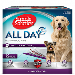 Simple Solution Training Premium Dog Pads - пеленки для собак, с ароматом лаванды