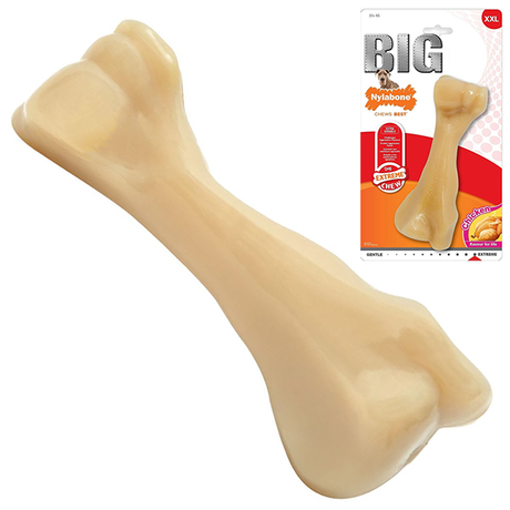 Nylabone Extreme Chew Big Bone Жевательная Игрушка Для Собак, Вкус Курицы (Экстремальное Грызение) Фото От Dog.Com.Ua