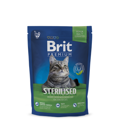 Brit Premium Cat Sterilized Сухой Корм Для Стерилизованных Кошек (Курица) Фото От Dog.Com.Ua