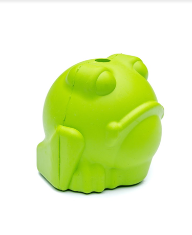 SodaPup Bullfrog Treat Dispenser Green Іграшка жаба для собак, зелена