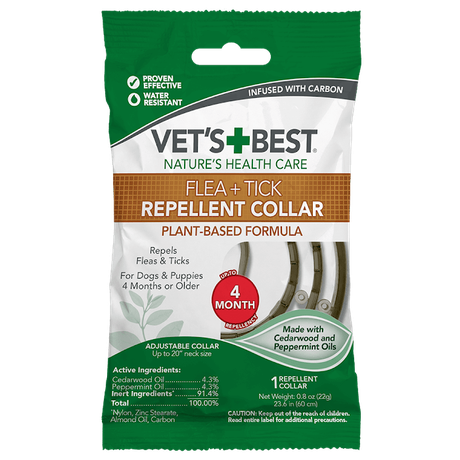 Vet's Best Flea tick Repellent Collar Нашийник від бліх та кліщів для собак
