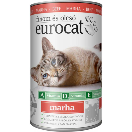 Eurocat Консерва Для Котів З Яловичиною Фото Від Dog.Com.Ua