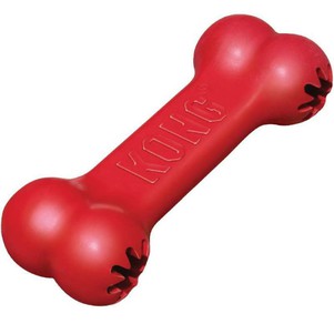 KONG (Конг) Goodie Bone міцна інтерактивна іграшка для закладки ласощів для собак (сильне гризіння)