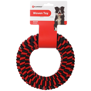 Flamingo Movas Woven Ring Фламінго Моваш Кільцо Плетена Іграшка Для Собак Фото Зоомагазину Dog.Com.Ua