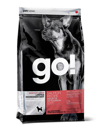 Сухий корм GO! Solutions Sensitivities LID Grain-Free Salmon Dog Recipe для дорослих собак і цуценят з чутливим травленням (лосось)
