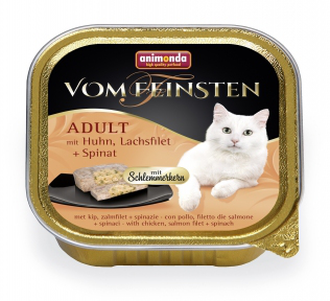 Animonda Vom Feinsten для кошек, с курицей, лососем и шпинатом