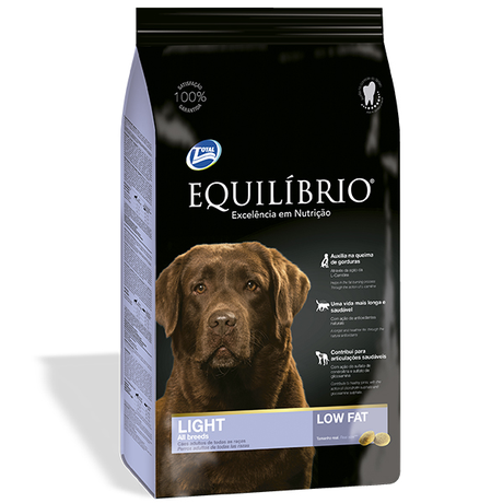 Сухой корм Equilibrio (Эквилибрио) Light Dog ЛАЙТ сухой корм для собак средних и крупных пород склонных к полноте с курицей
