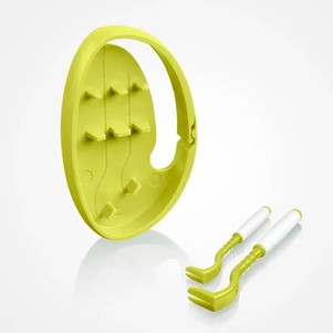 Tick Twister O`Tom Інструмент для видалення кліщів у тримачі, прогумована ручка