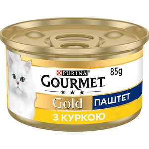 Gourmet Gold Паштет Для Кошек С Курицей, 85 Г Фото Зоомагазина Dog.Com.Ua
