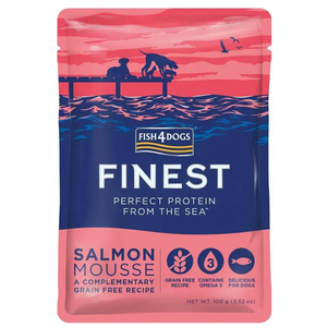 Fish4Dogs Finest Натуральний Вологий Корм Для Собак (Мус З Чистого Лосося) Фото Зоомагазину Dog.Com.Ua