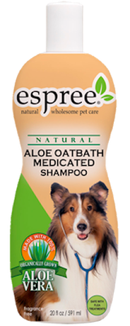 Espree Aloe Oat bath Medicated Shampoo Шампунь с протеинами овса и алоэ вера при первых проявлениях себореи