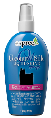 Espree Coconut Oil +Silk Liquid Shine Spray Косметичний Засіб Спрей З Кокосовим Маслом Та Протеїнами Шовку Для Блиску Вовни Фото Від Dog.Com.Ua