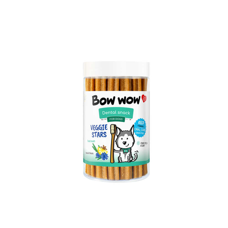 BOW WOW ласощі для собак Dental палички, з зеленью та інулін, 12 см/400 гр (20 шт/уп)
